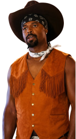 Shawn Wayans Scary Movie 6 Suede Fringe Vest - Image 2